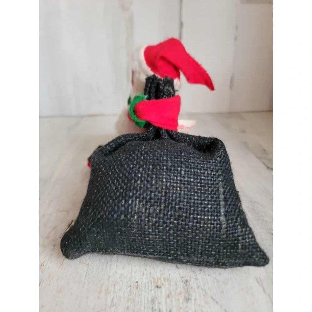 Annalee Santa Claus toy bag mobility doll vintage Xmas plush home decor